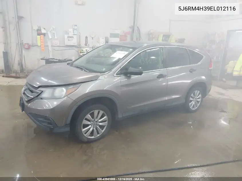 5J6RM4H39EL012116 2014 Honda Cr-V Lx