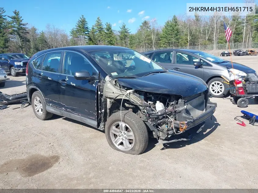 2HKRM4H31EH651715 2014 Honda Cr-V Lx