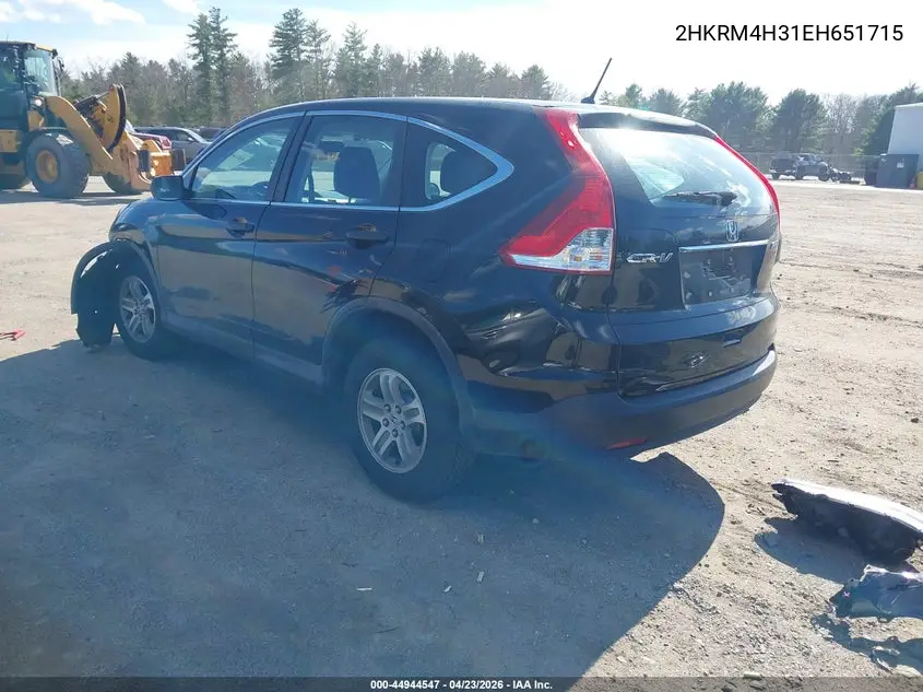 2HKRM4H31EH651715 2014 Honda Cr-V Lx
