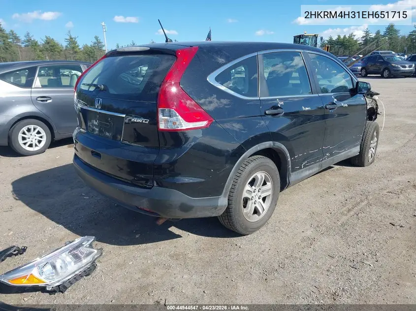 2HKRM4H31EH651715 2014 Honda Cr-V Lx