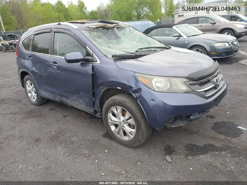 5J6RM4H72EL049463 2014 Honda Cr-V Ex-L