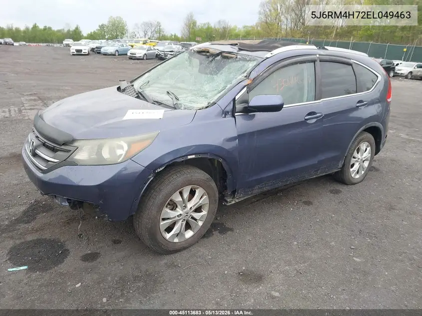 5J6RM4H72EL049463 2014 Honda Cr-V Ex-L