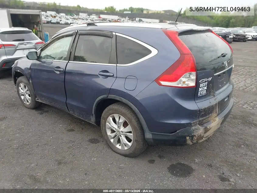 5J6RM4H72EL049463 2014 Honda Cr-V Ex-L