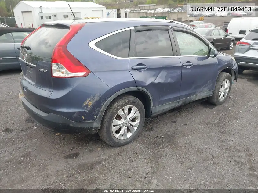 5J6RM4H72EL049463 2014 Honda Cr-V Ex-L