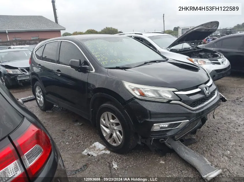 2015 Honda Cr-V VIN: 2HKRM4H53FH122589 Lot: 12093688