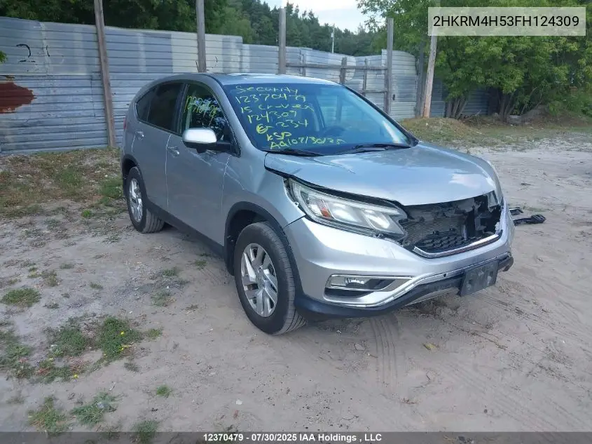 2HKRM4H53FH124309 2015 Honda Cr-V Ex