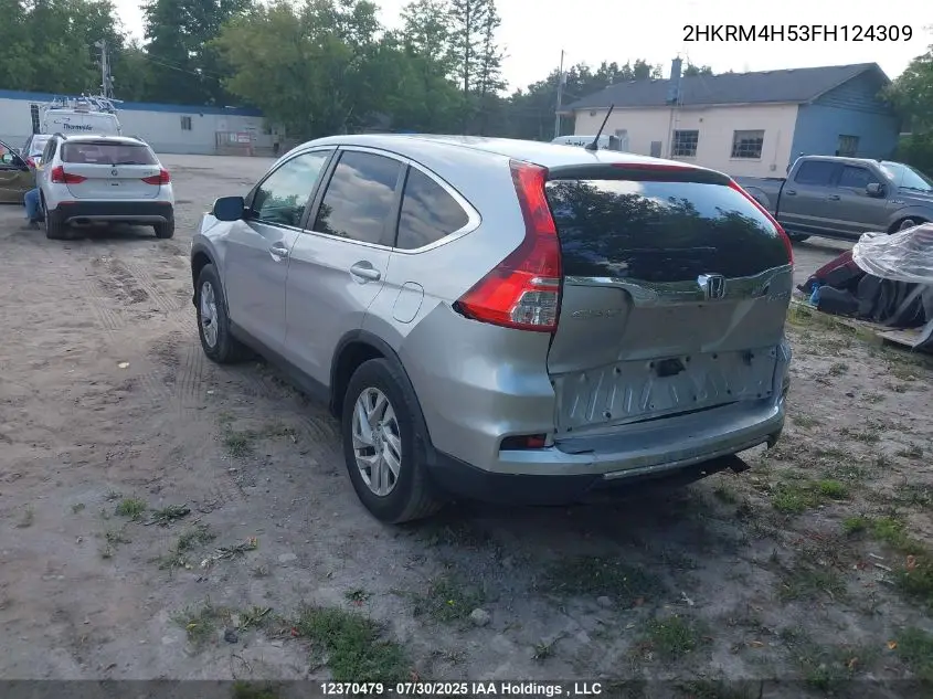 2HKRM4H53FH124309 2015 Honda Cr-V Ex