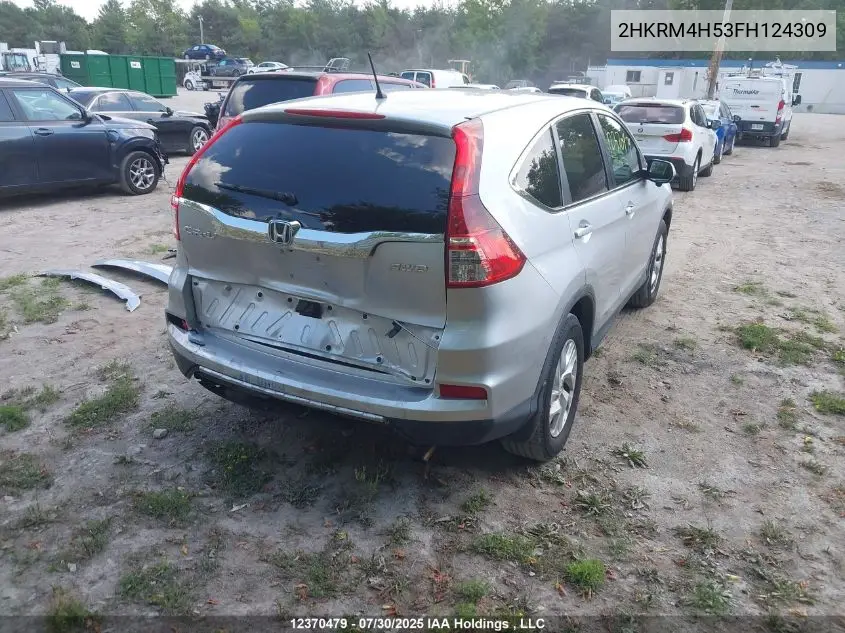 2HKRM4H53FH124309 2015 Honda Cr-V Ex