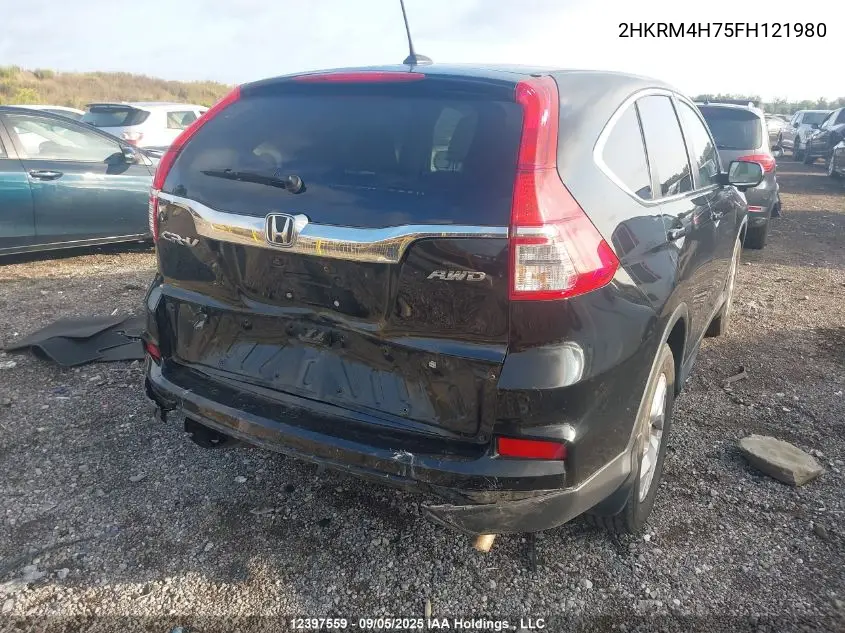 2HKRM4H75FH121980 2015 Honda Cr-V Exl