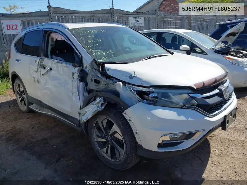5J6RM4H91FL805237 2015 Honda Cr-V Touring