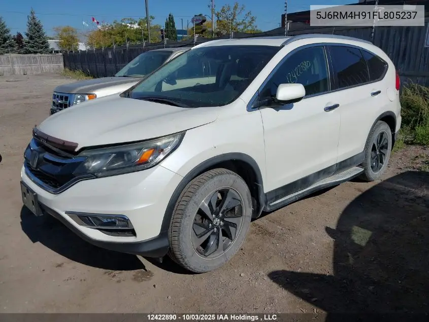 5J6RM4H91FL805237 2015 Honda Cr-V Touring