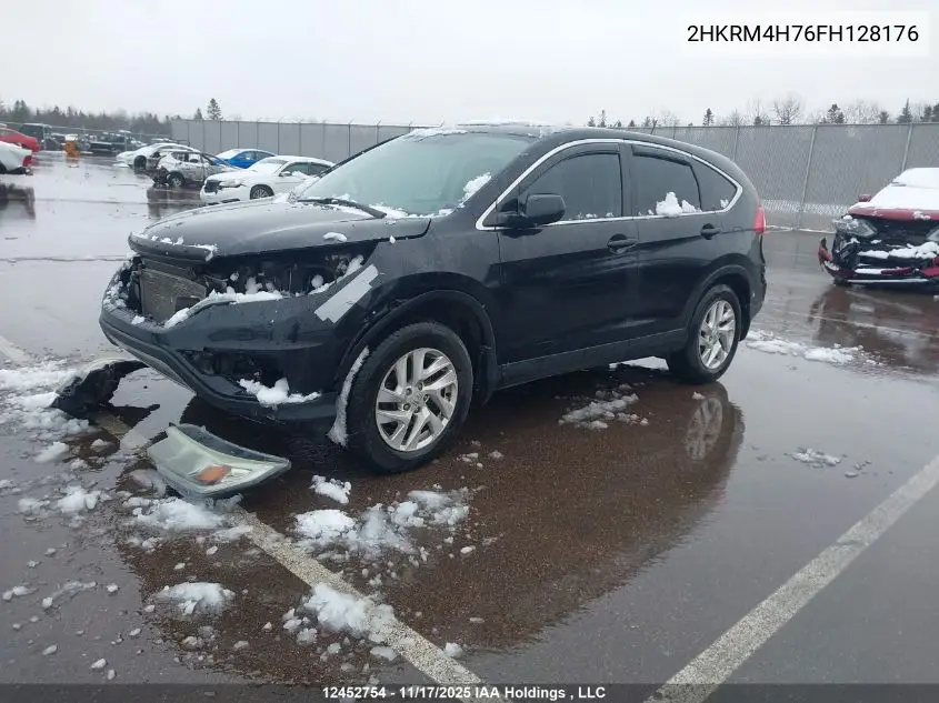 2HKRM4H76FH128176 2015 Honda Cr-V Exl