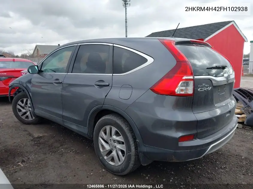 2HKRM4H42FH102938 2015 Honda Cr-V Se