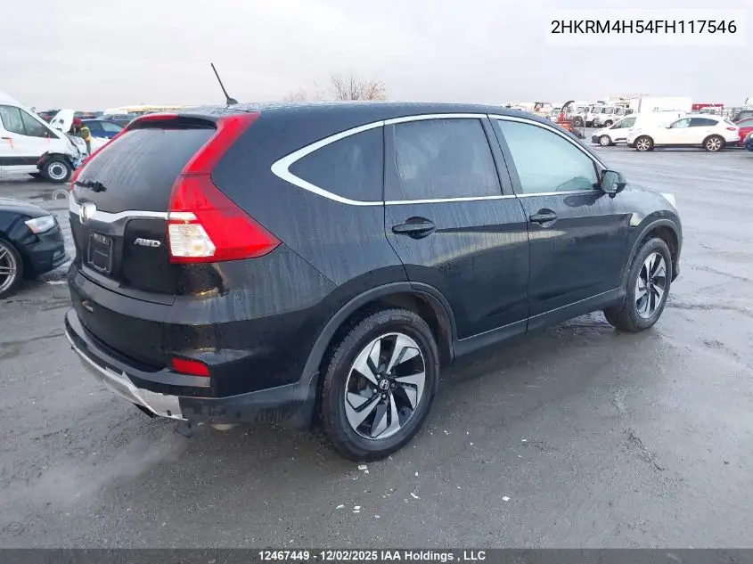2HKRM4H54FH117546 2015 Honda Cr-V Ex