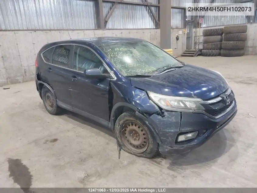 2HKRM4H50FH102073 2015 Honda Cr-V Ex