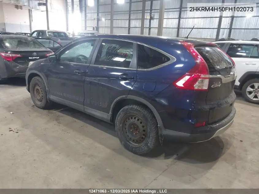 2HKRM4H50FH102073 2015 Honda Cr-V Ex