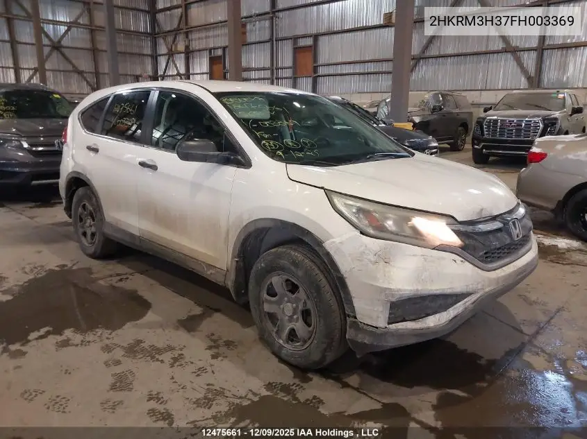 2HKRM3H37FH003369 2015 Honda Cr-V Lx