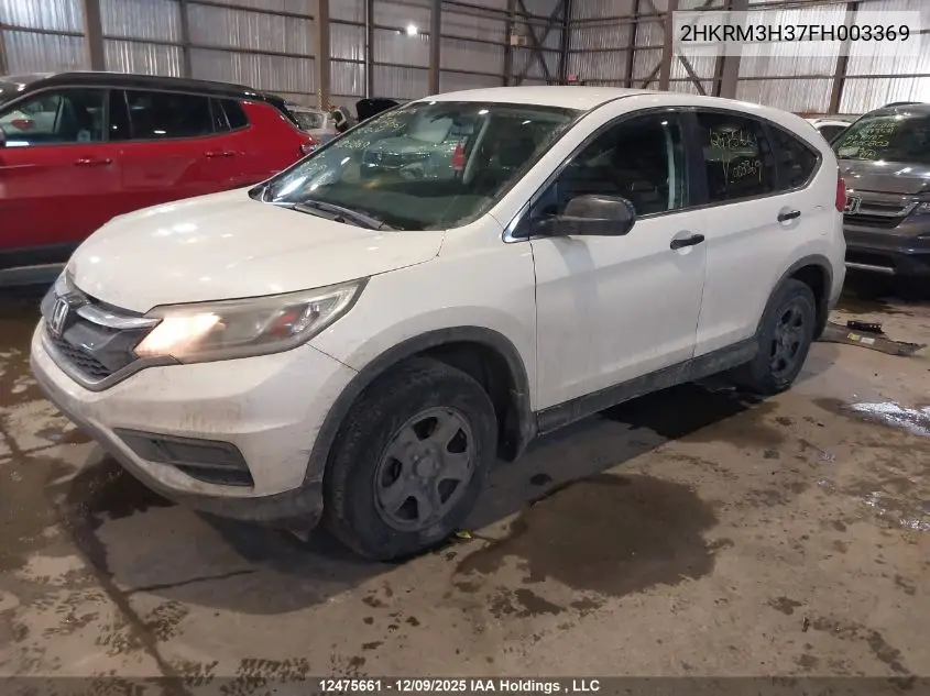 2HKRM3H37FH003369 2015 Honda Cr-V Lx