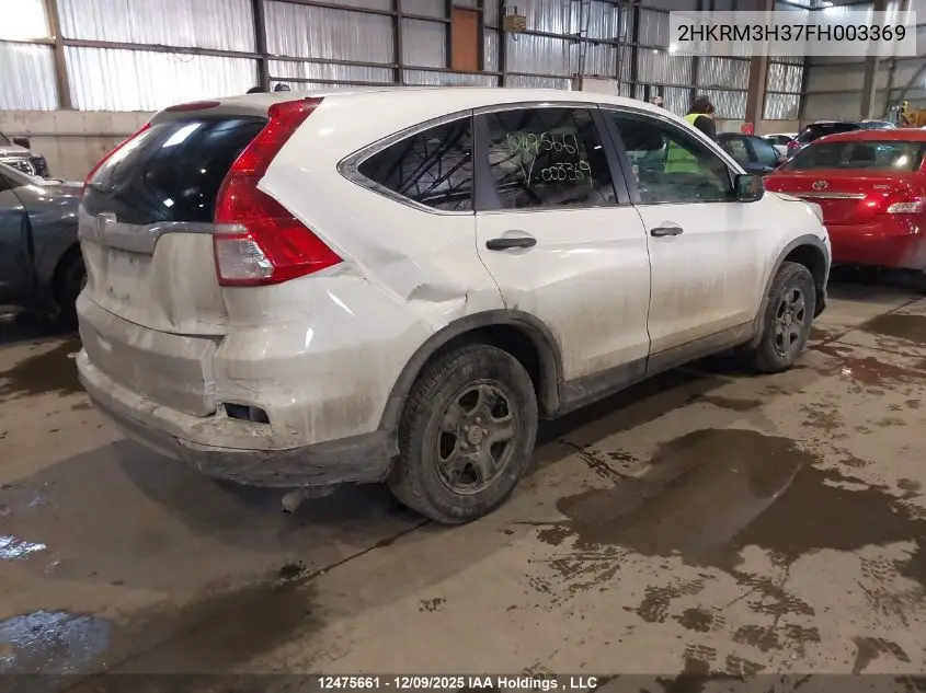 2HKRM3H37FH003369 2015 Honda Cr-V Lx