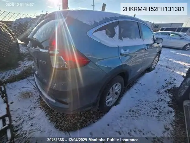 2HKRM4H52FH131381 2015 Honda Cr-V Ex