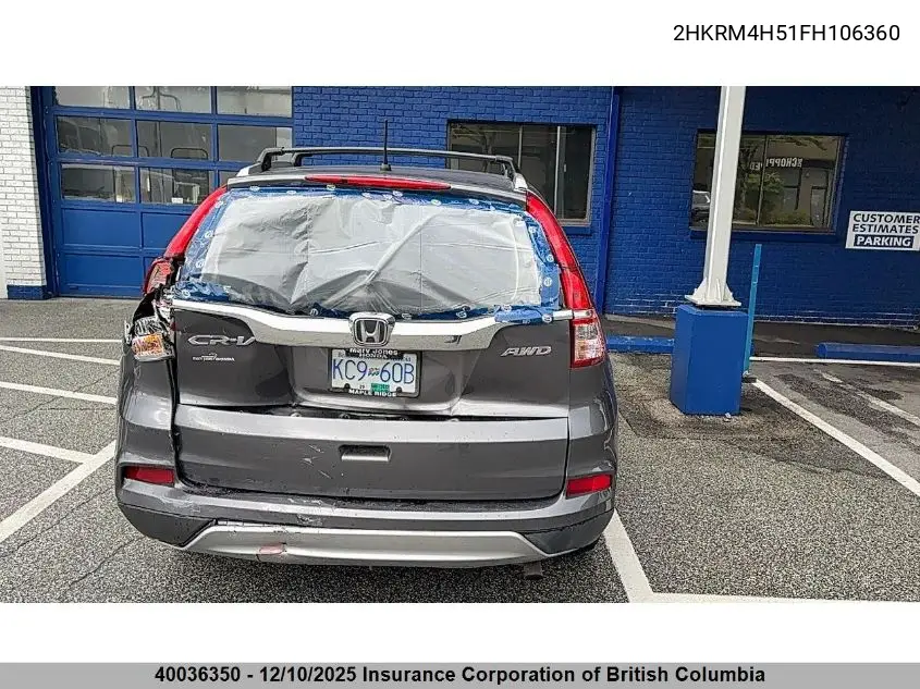 2HKRM4H51FH106360 2015 Honda Cr-V
