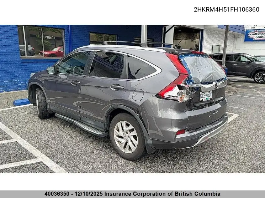 2HKRM4H51FH106360 2015 Honda Cr-V