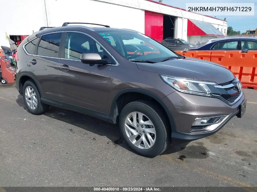 2HKRM4H79FH671229 2015 Honda Cr-V Ex-L