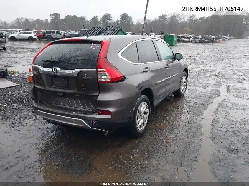 2HKRM4H55FH705147 2015 Honda Cr-V Ex