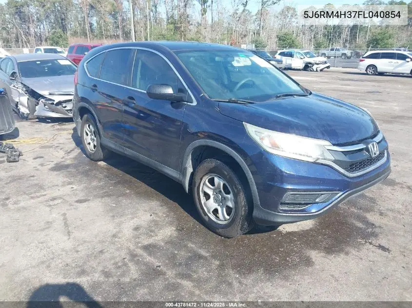 5J6RM4H37FL040854 2015 Honda Cr-V Lx