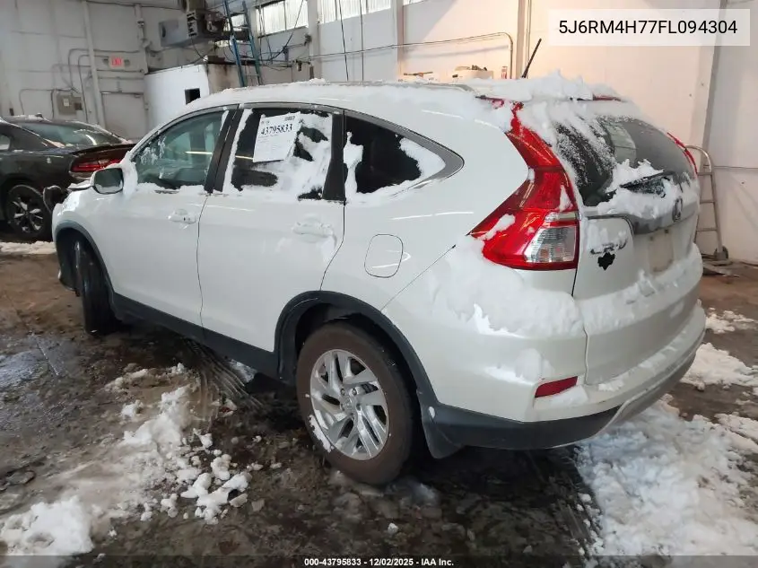 5J6RM4H77FL094304 2015 Honda Cr-V Ex-L