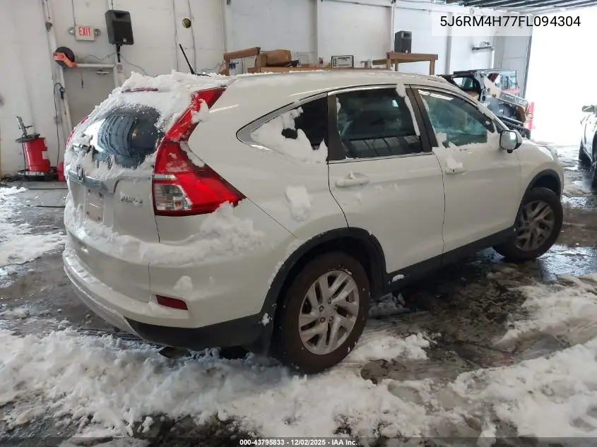 5J6RM4H77FL094304 2015 Honda Cr-V Ex-L