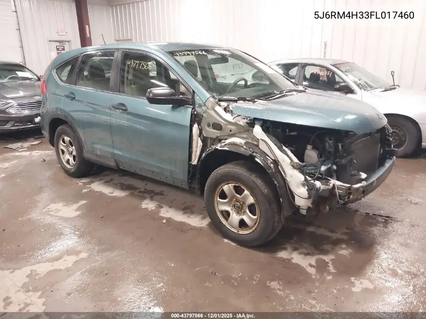 5J6RM4H33FL017460 2015 Honda Cr-V Lx