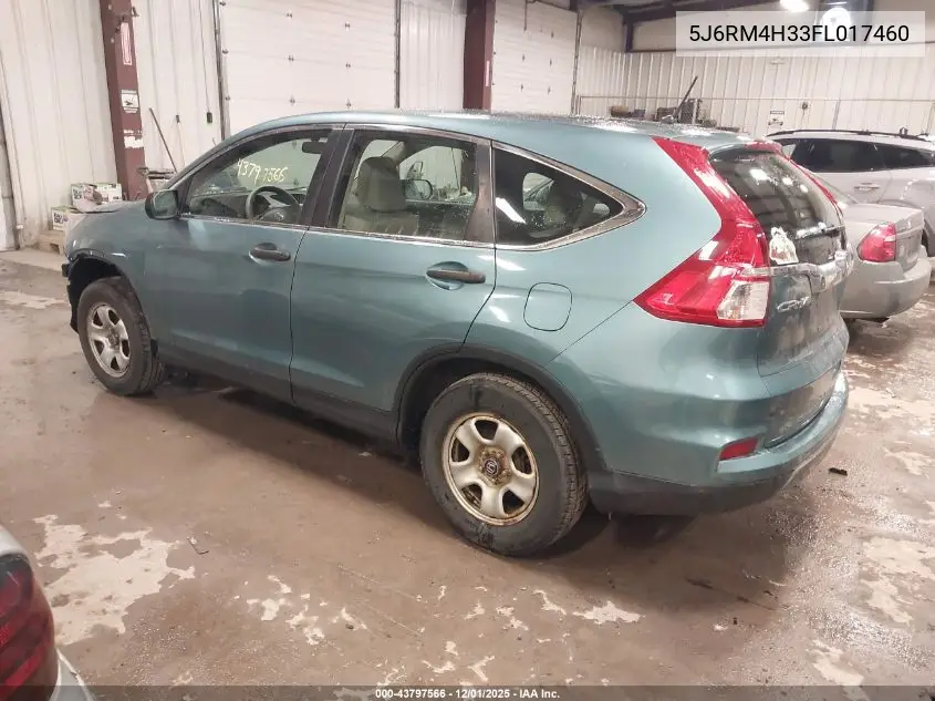 5J6RM4H33FL017460 2015 Honda Cr-V Lx