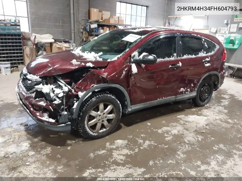 2HKRM4H34FH604793 2015 Honda Cr-V Lx