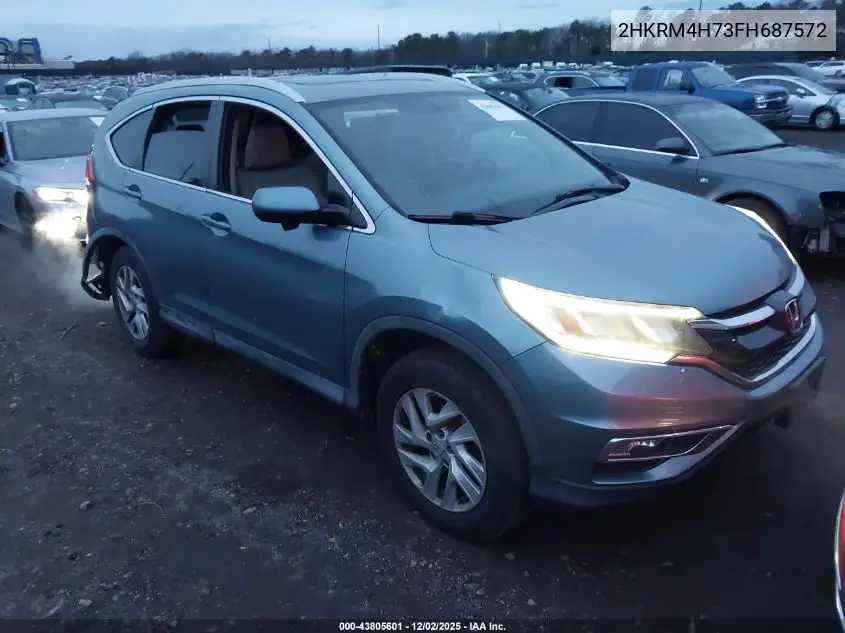 2HKRM4H73FH687572 2015 Honda Cr-V Ex-L