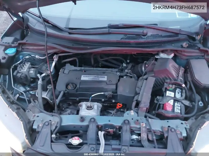 2HKRM4H73FH687572 2015 Honda Cr-V Ex-L