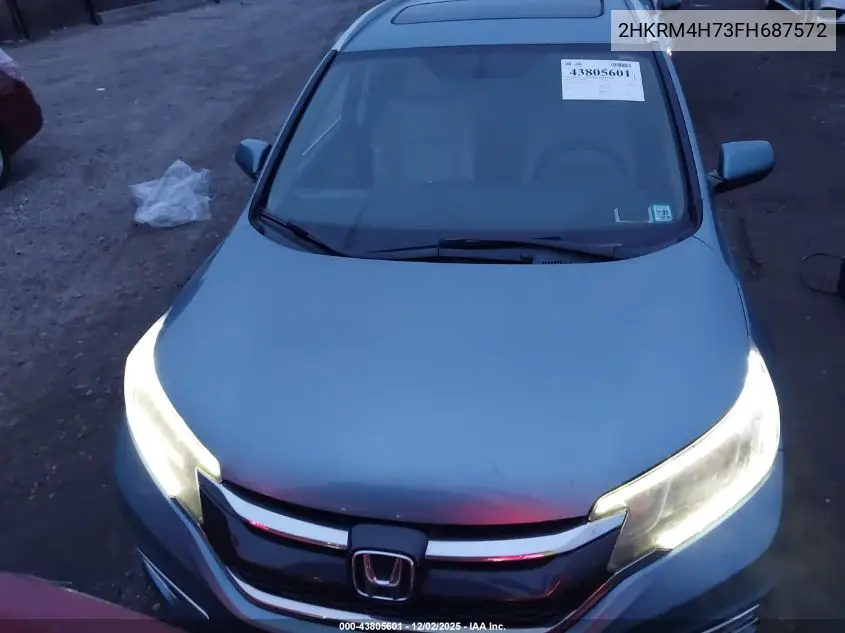 2HKRM4H73FH687572 2015 Honda Cr-V Ex-L
