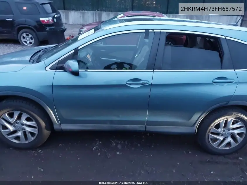 2HKRM4H73FH687572 2015 Honda Cr-V Ex-L