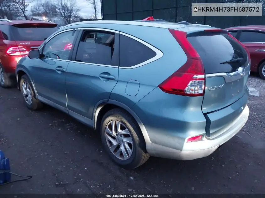 2HKRM4H73FH687572 2015 Honda Cr-V Ex-L