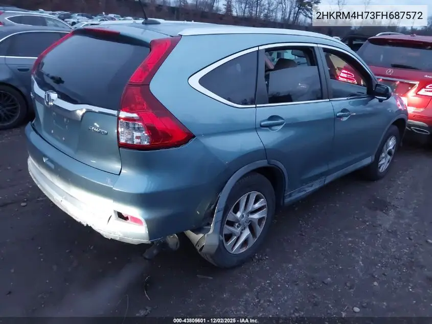 2HKRM4H73FH687572 2015 Honda Cr-V Ex-L