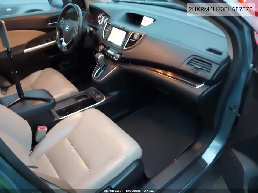 2HKRM4H73FH687572 2015 Honda Cr-V Ex-L