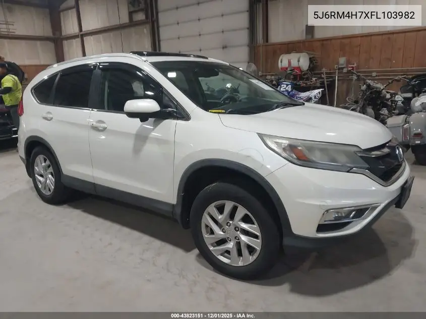 5J6RM4H7XFL103982 2015 Honda Cr-V Ex-L
