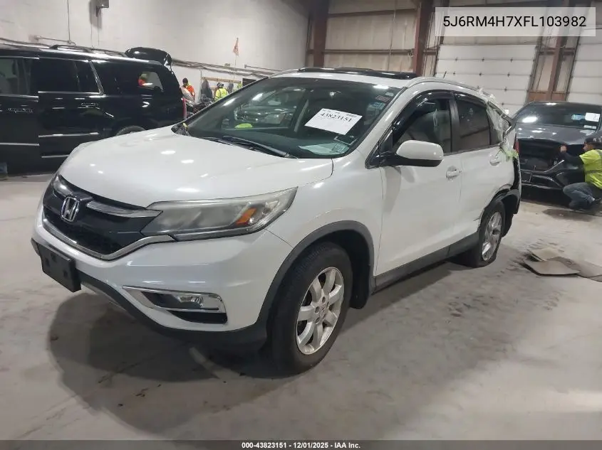 5J6RM4H7XFL103982 2015 Honda Cr-V Ex-L