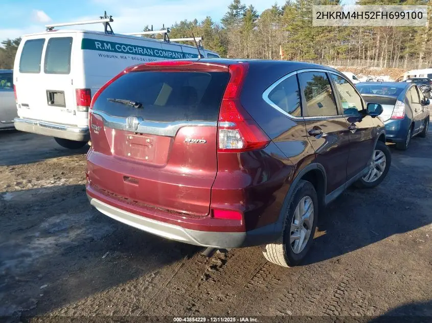 2HKRM4H52FH699100 2015 Honda Cr-V Ex
