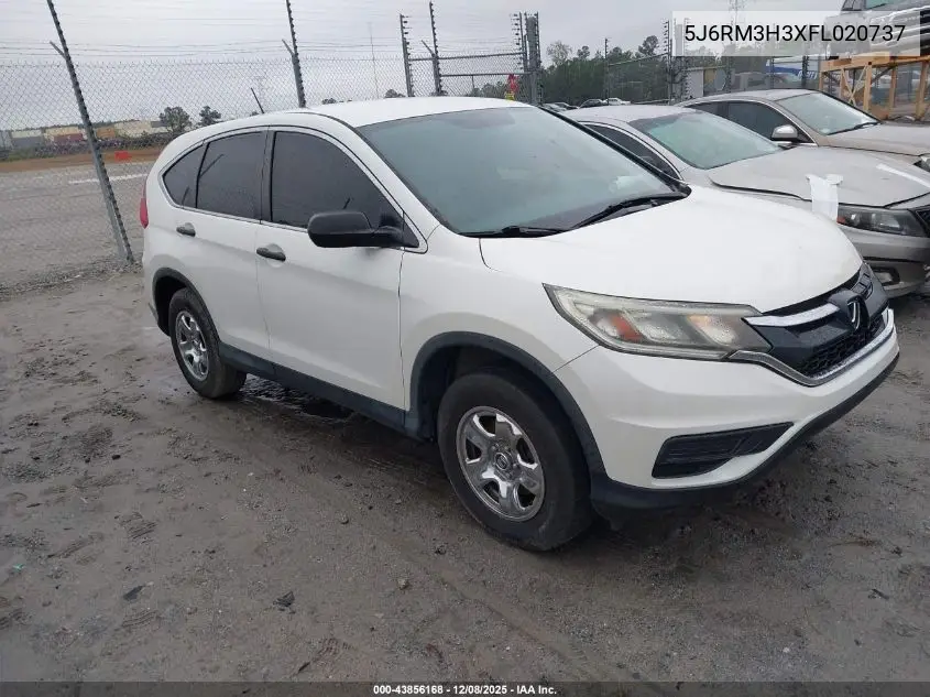 5J6RM3H3XFL020737 2015 Honda Cr-V Lx