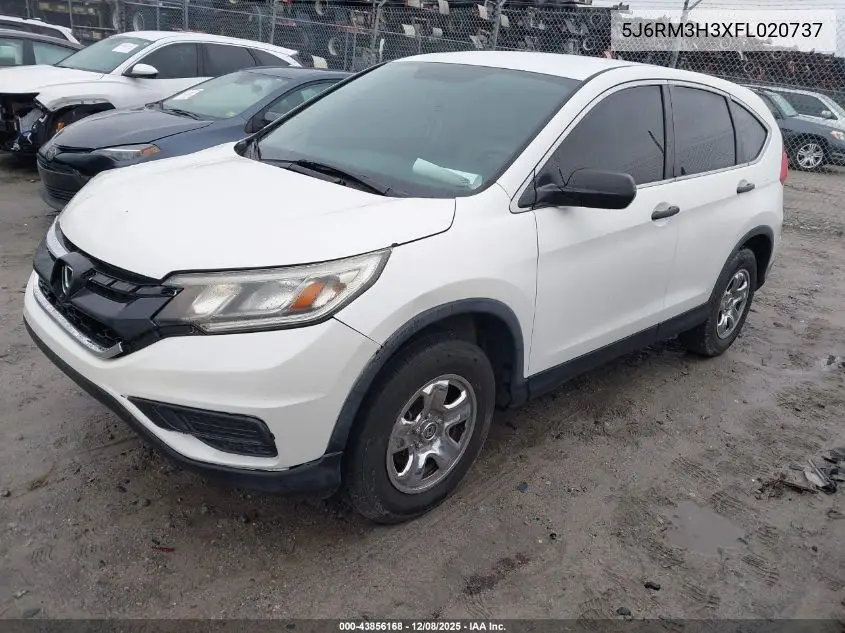 5J6RM3H3XFL020737 2015 Honda Cr-V Lx