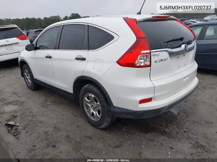 5J6RM3H3XFL020737 2015 Honda Cr-V Lx