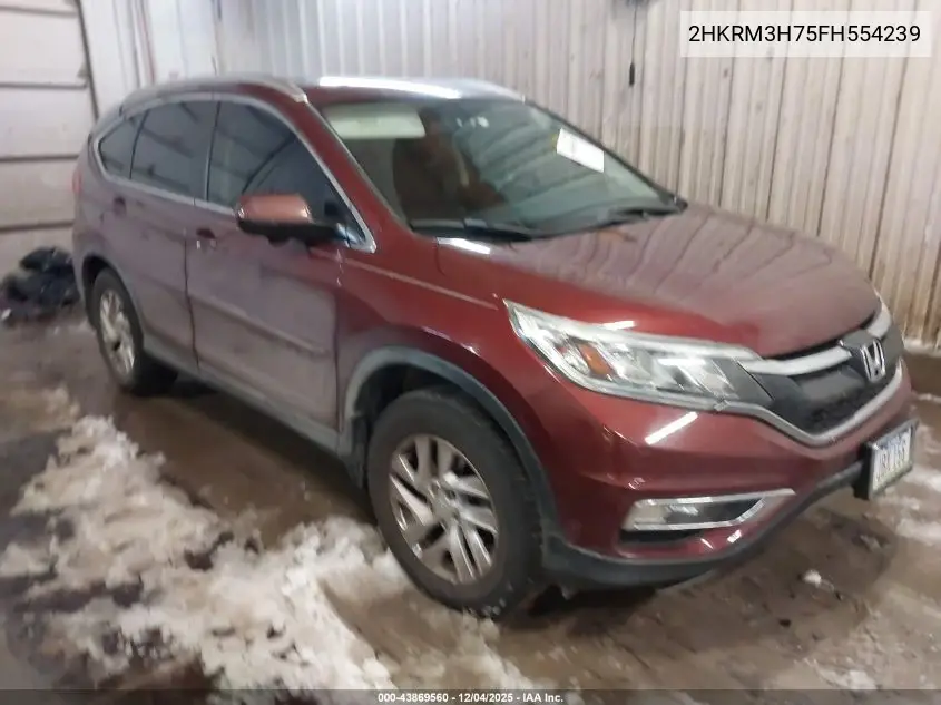 2HKRM3H75FH554239 2015 Honda Cr-V Ex-L