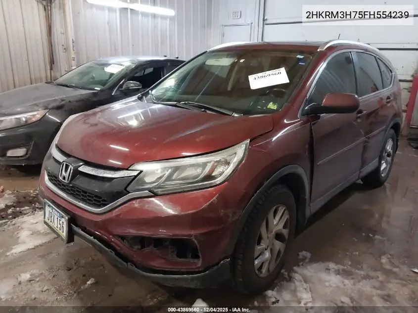 2HKRM3H75FH554239 2015 Honda Cr-V Ex-L