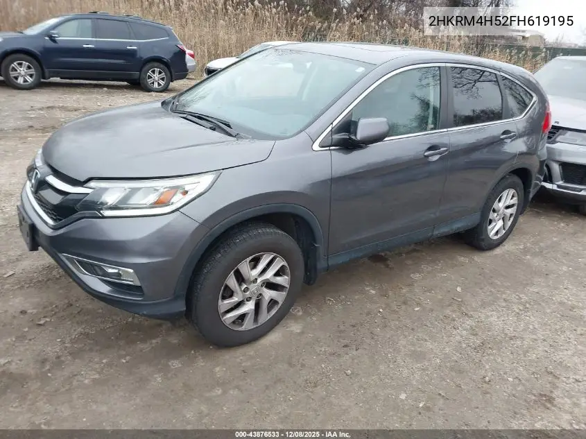 2HKRM4H52FH619195 2015 Honda Cr-V Ex